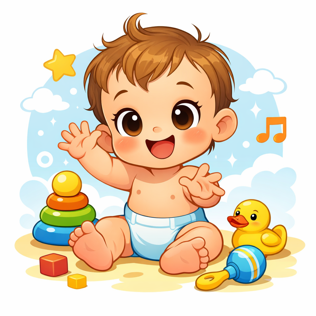 Cartoon Baby Animated Image-1